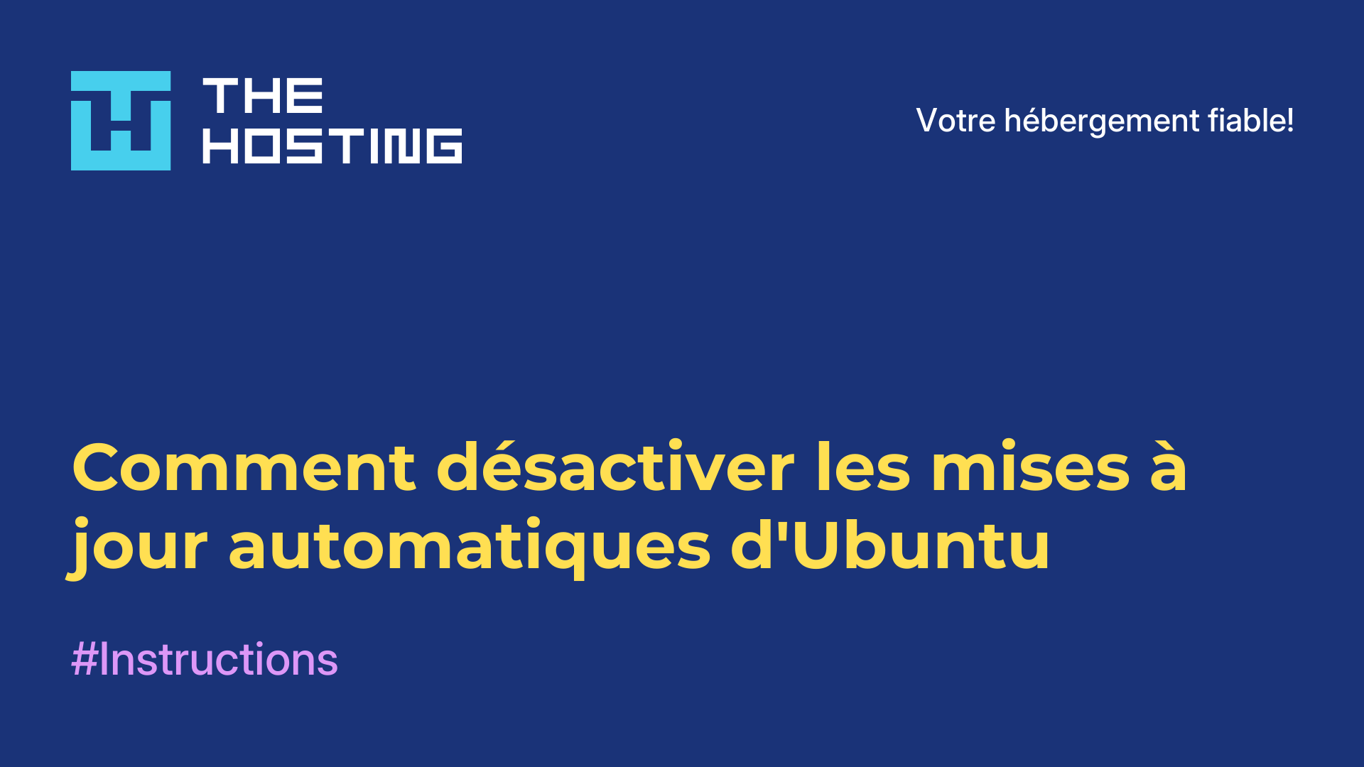 Comment désactiver les mises à jour automatiques d'Ubuntu