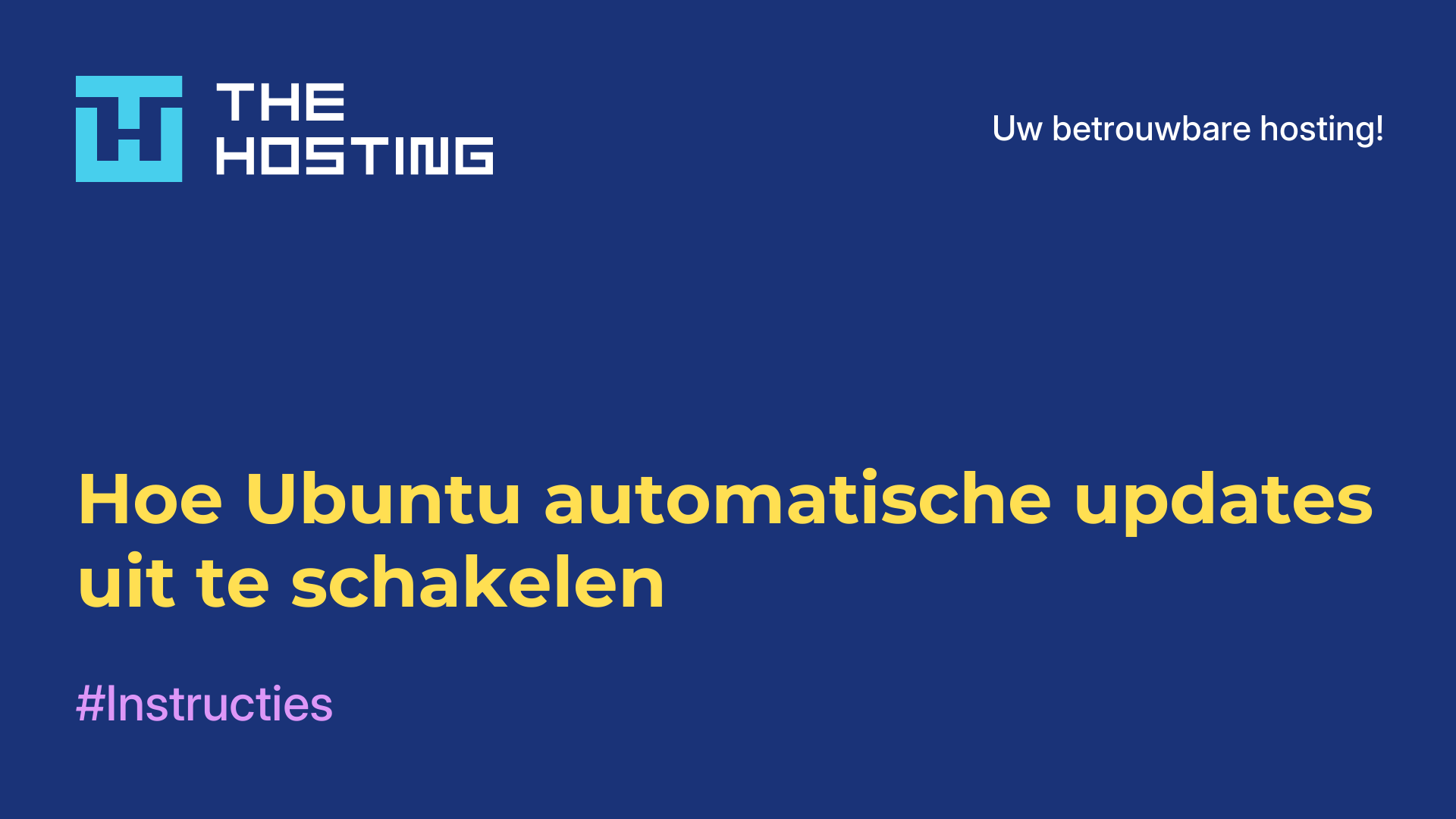 Hoe Ubuntu automatische updates uit te schakelen