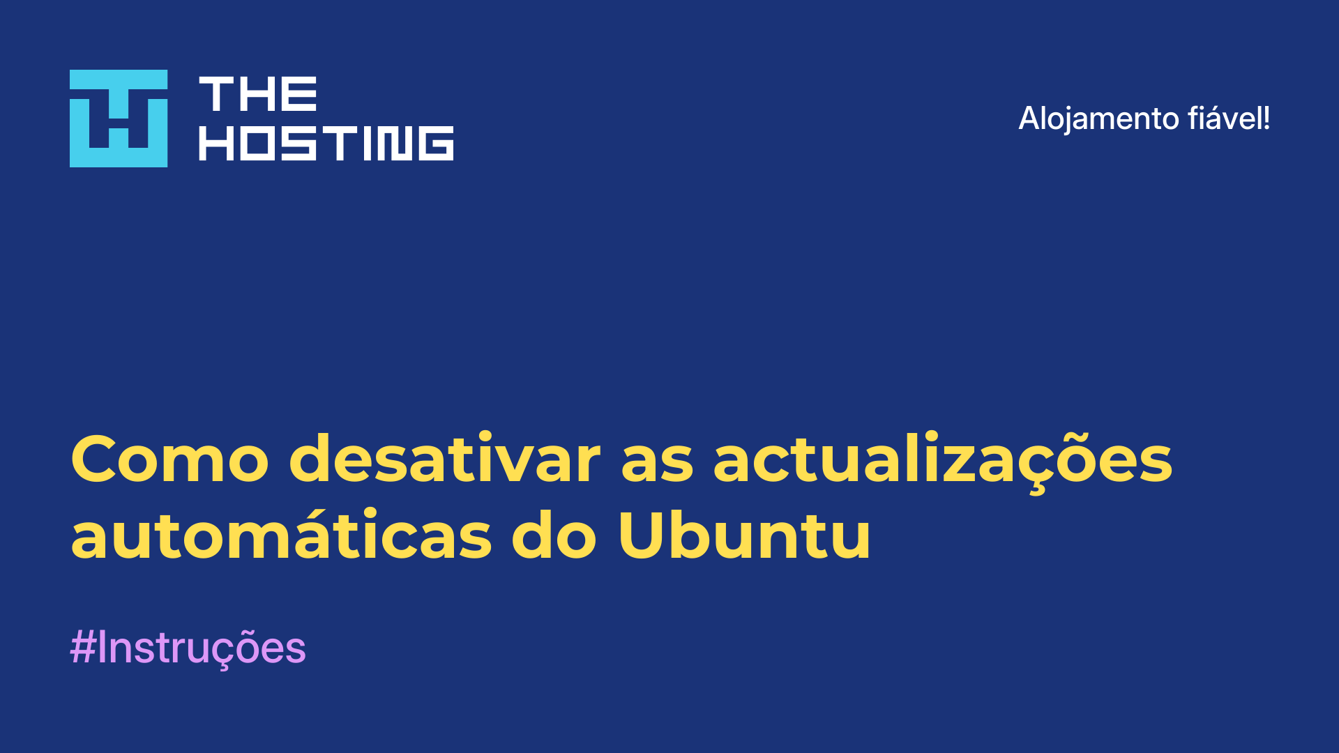 Como desativar as actualizações automáticas do Ubuntu