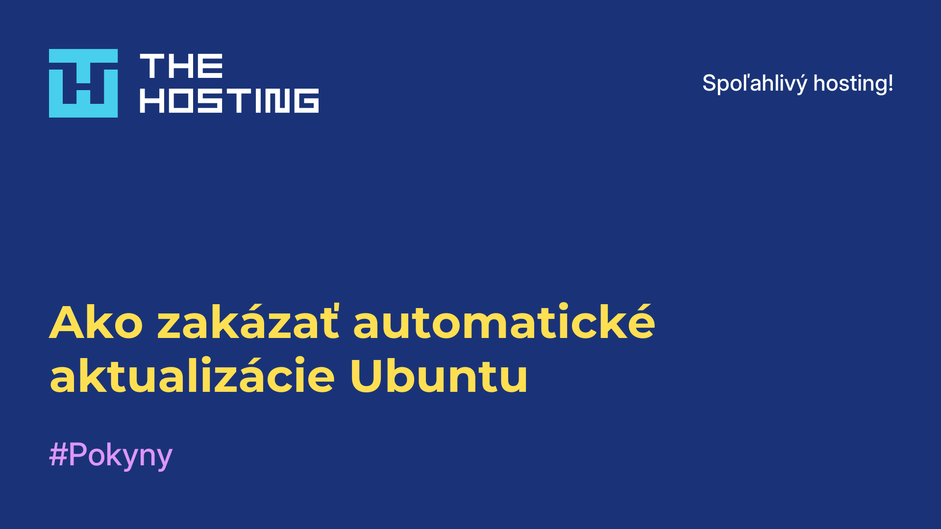 Ako zakázať automatické aktualizácie Ubuntu
