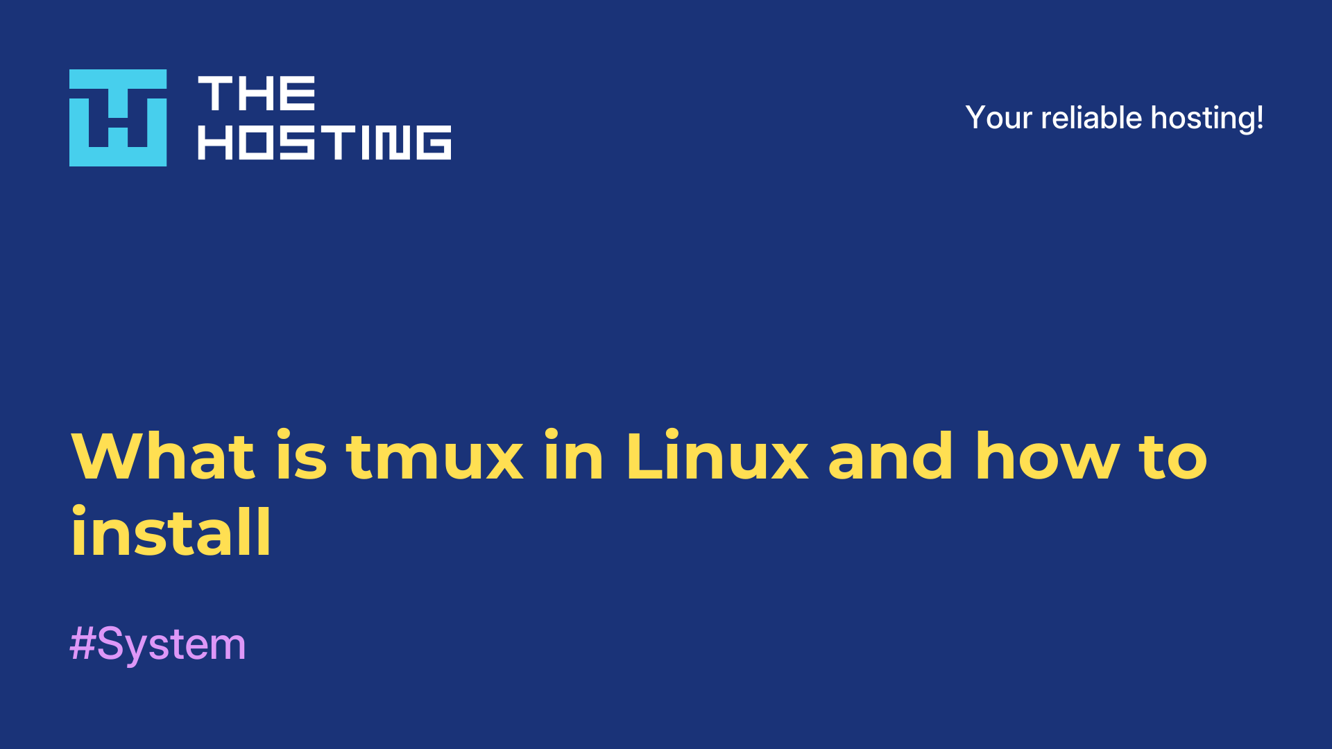 What is tmux in Linux and how to install