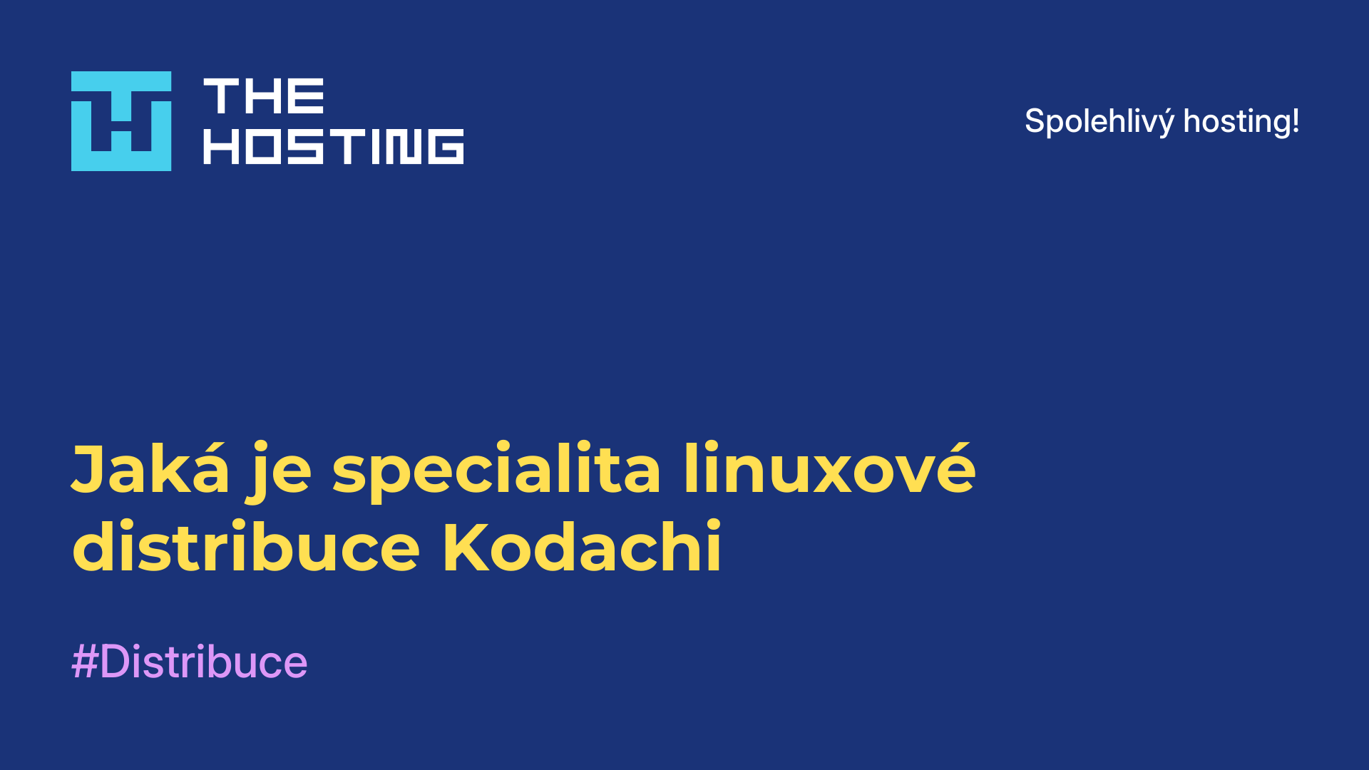 Jaká je specialita linuxové distribuce Kodachi