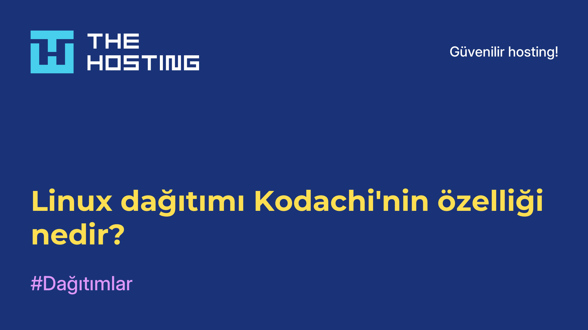 Linux dağıtımı Kodachi'nin özelliği nedir?