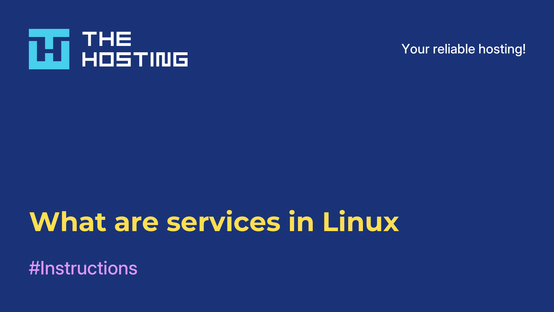 What are services in Linux