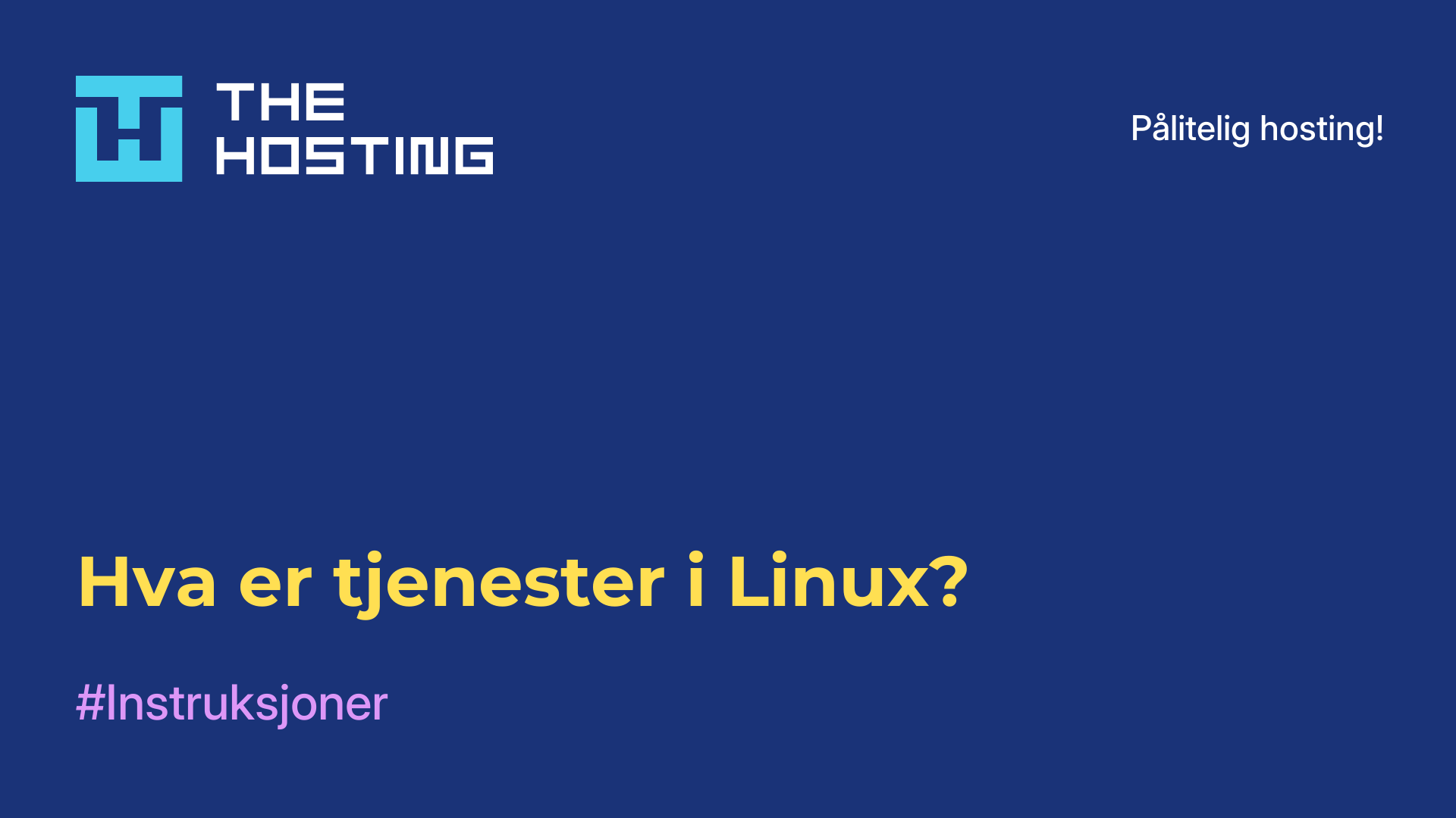 Hva er tjenester i Linux?