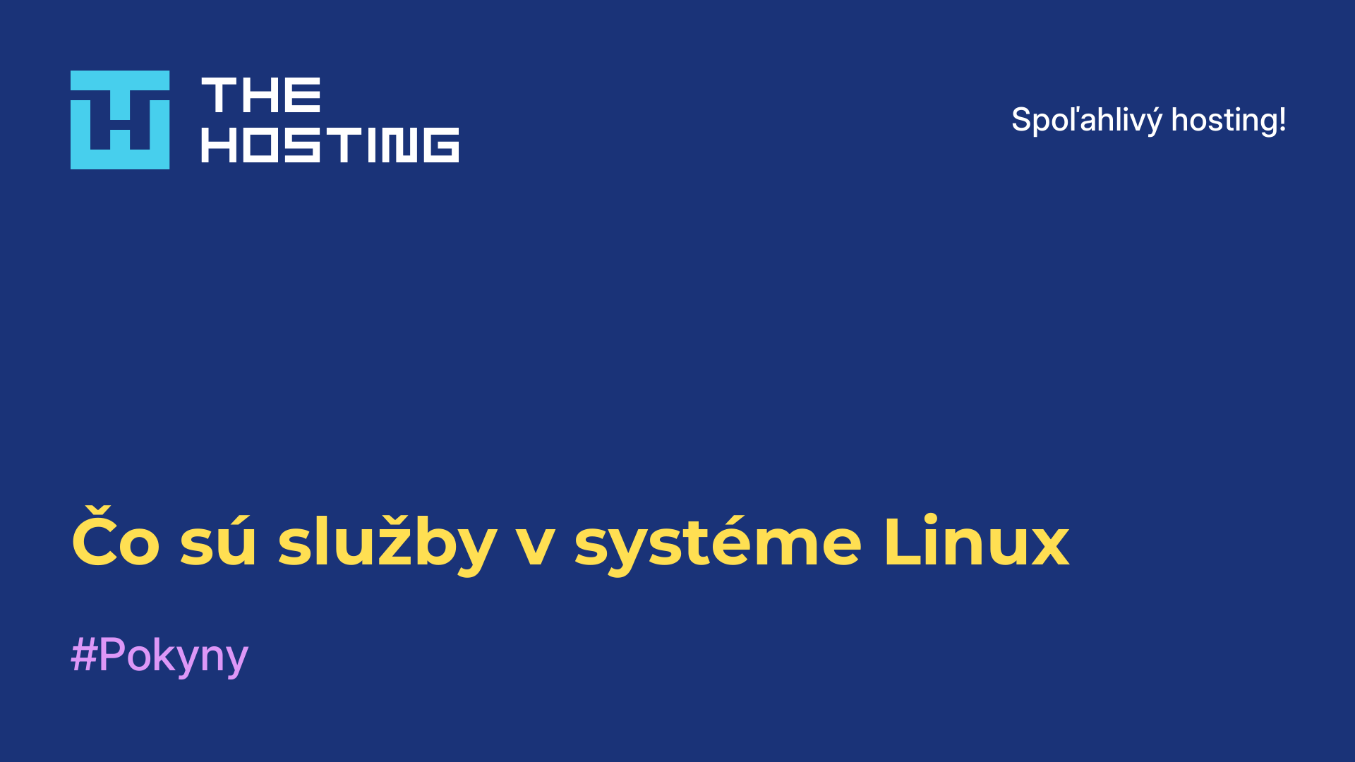 Čo sú služby v systéme Linux