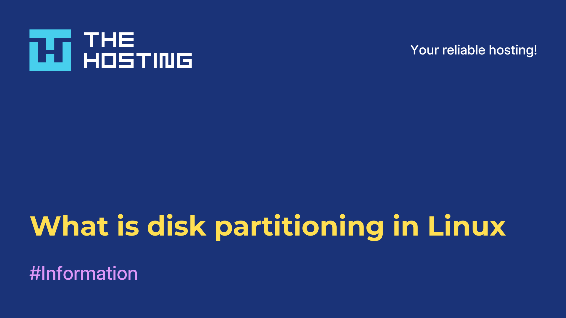 What is disk partitioning in Linux