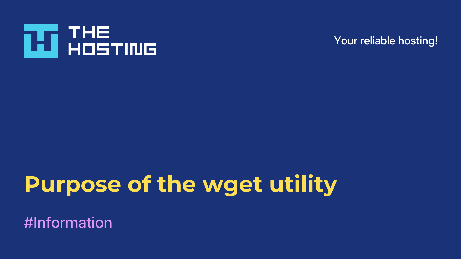 Purpose of the wget utility