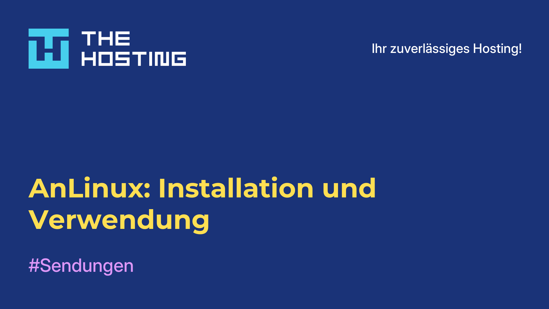 AnLinux: Installation und Verwendung