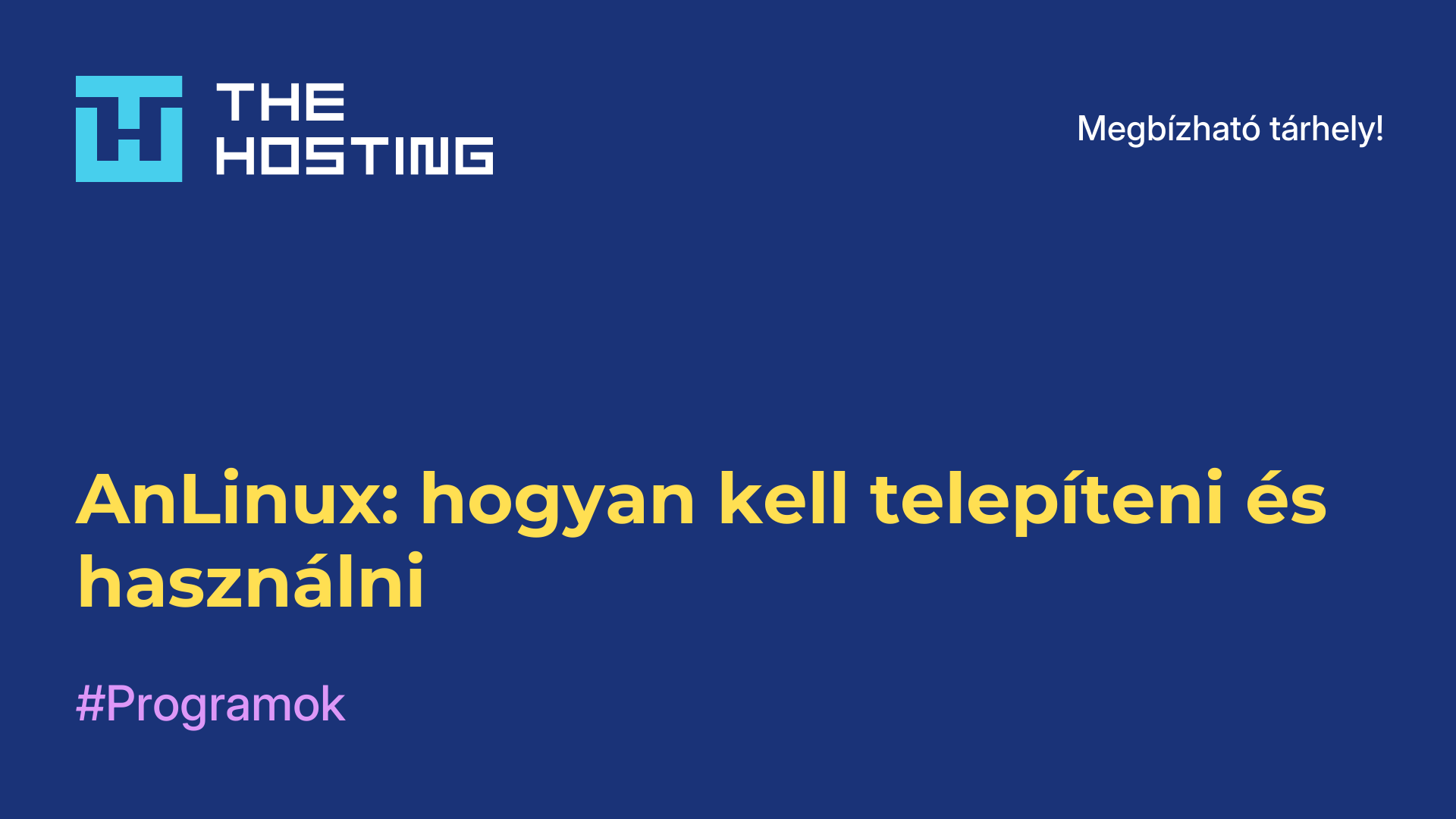AnLinux: hogyan kell telepíteni és használni