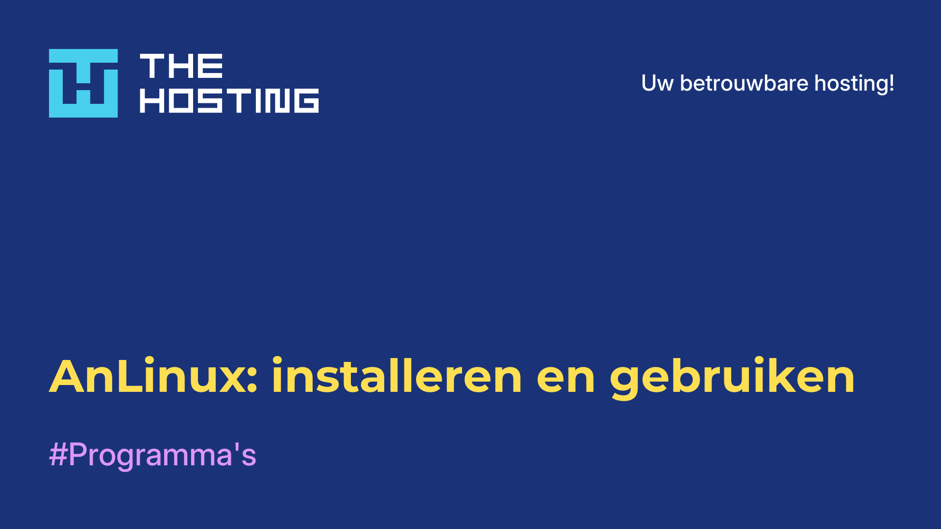 AnLinux: installeren en gebruiken