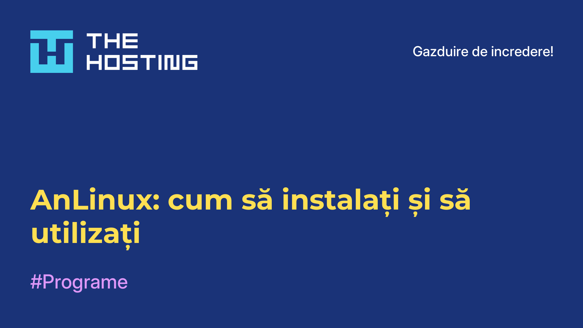 AnLinux: cum să instalați și să utilizați