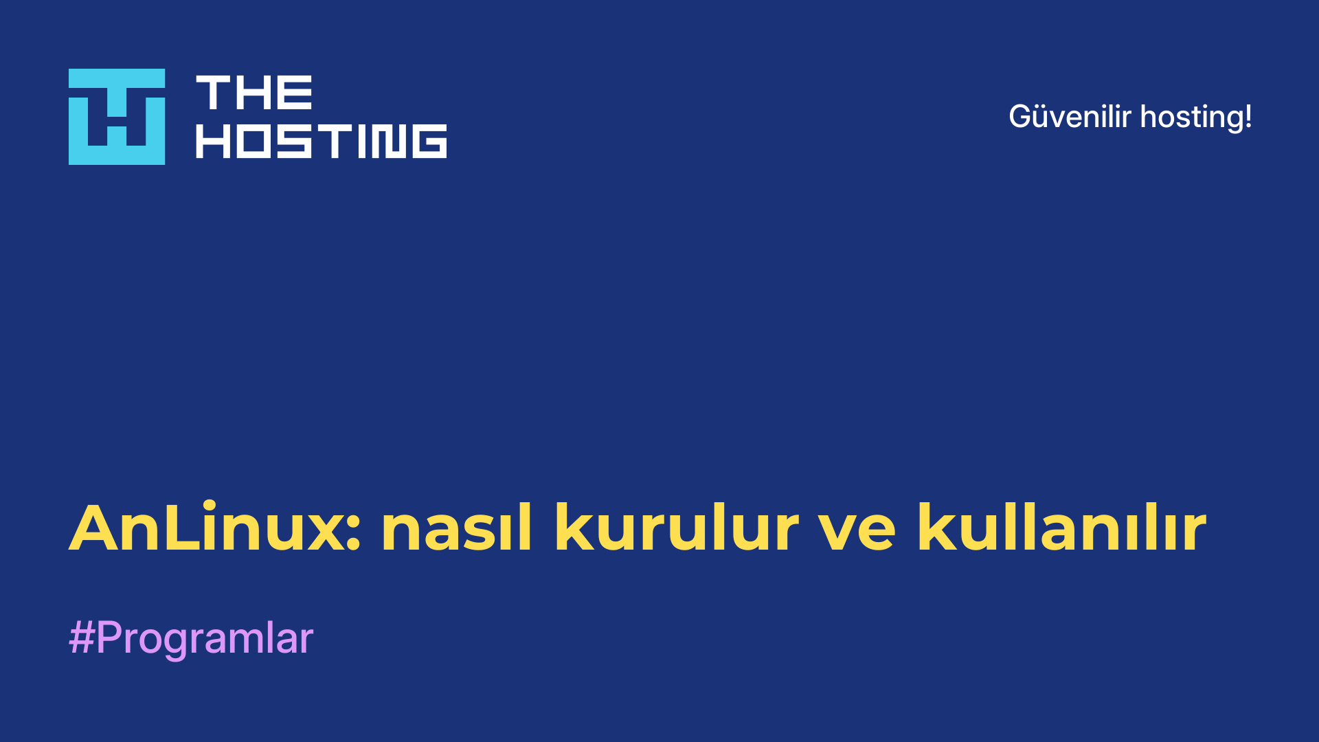 AnLinux: nasıl kurulur ve kullanılır