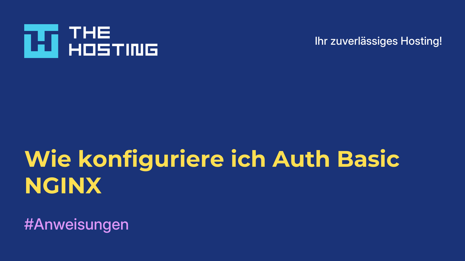Wie konfiguriere ich Auth Basic NGINX