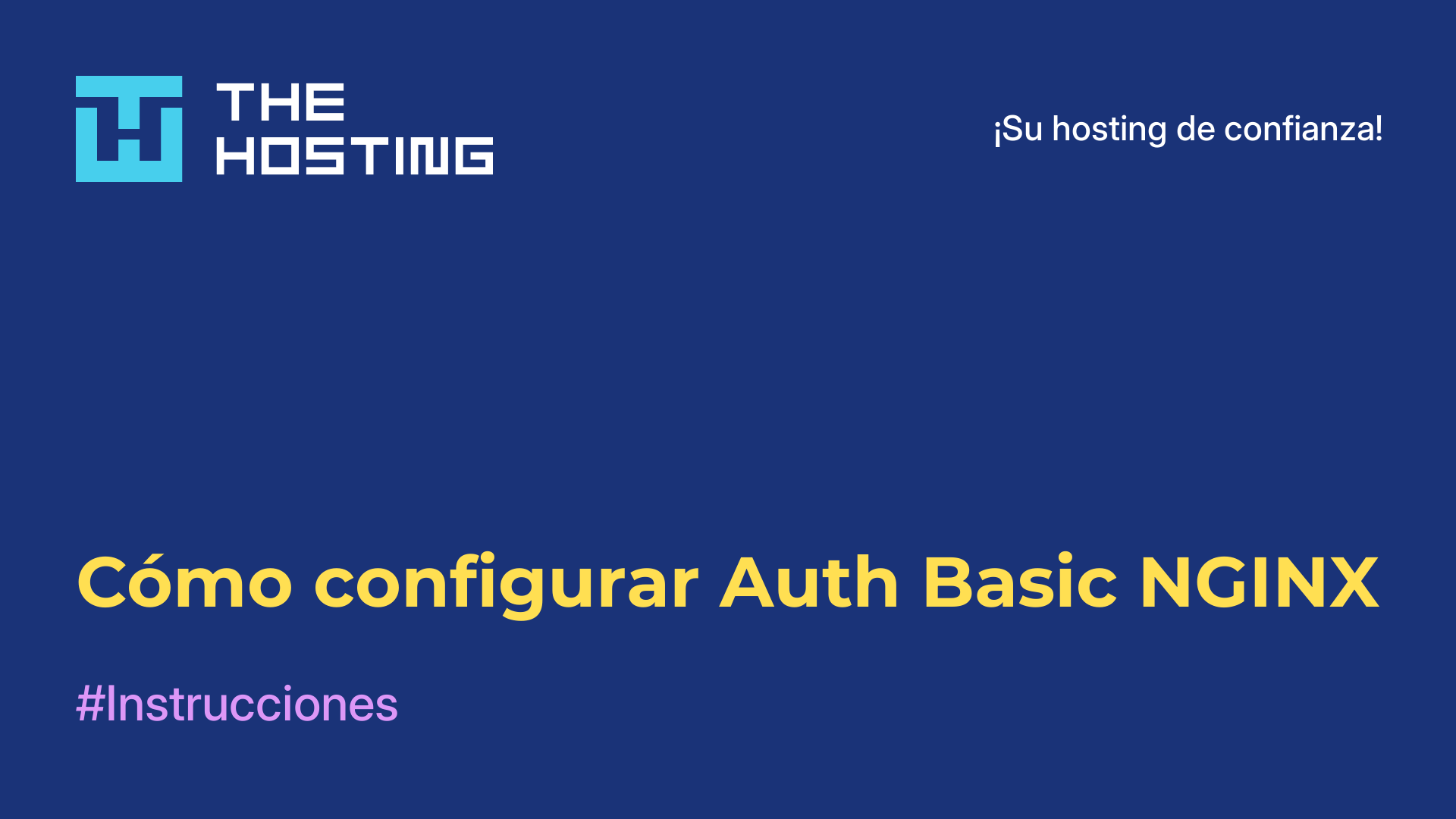 Cómo configurar Auth Basic NGINX