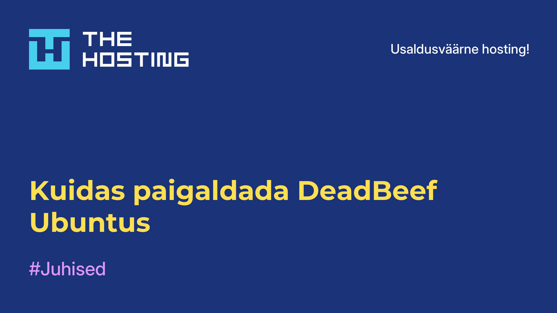 Kuidas paigaldada DeadBeef Ubuntus