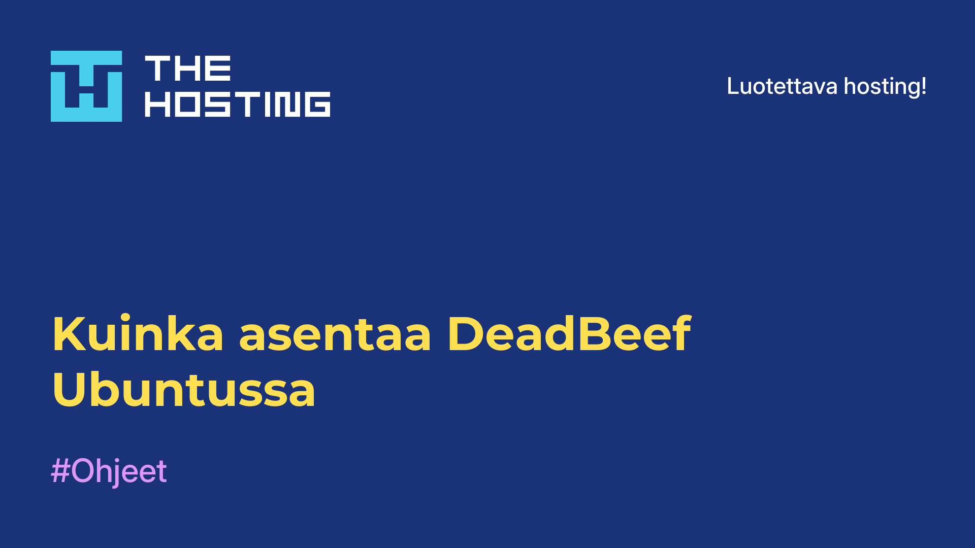 Kuinka asentaa DeadBeef Ubuntussa