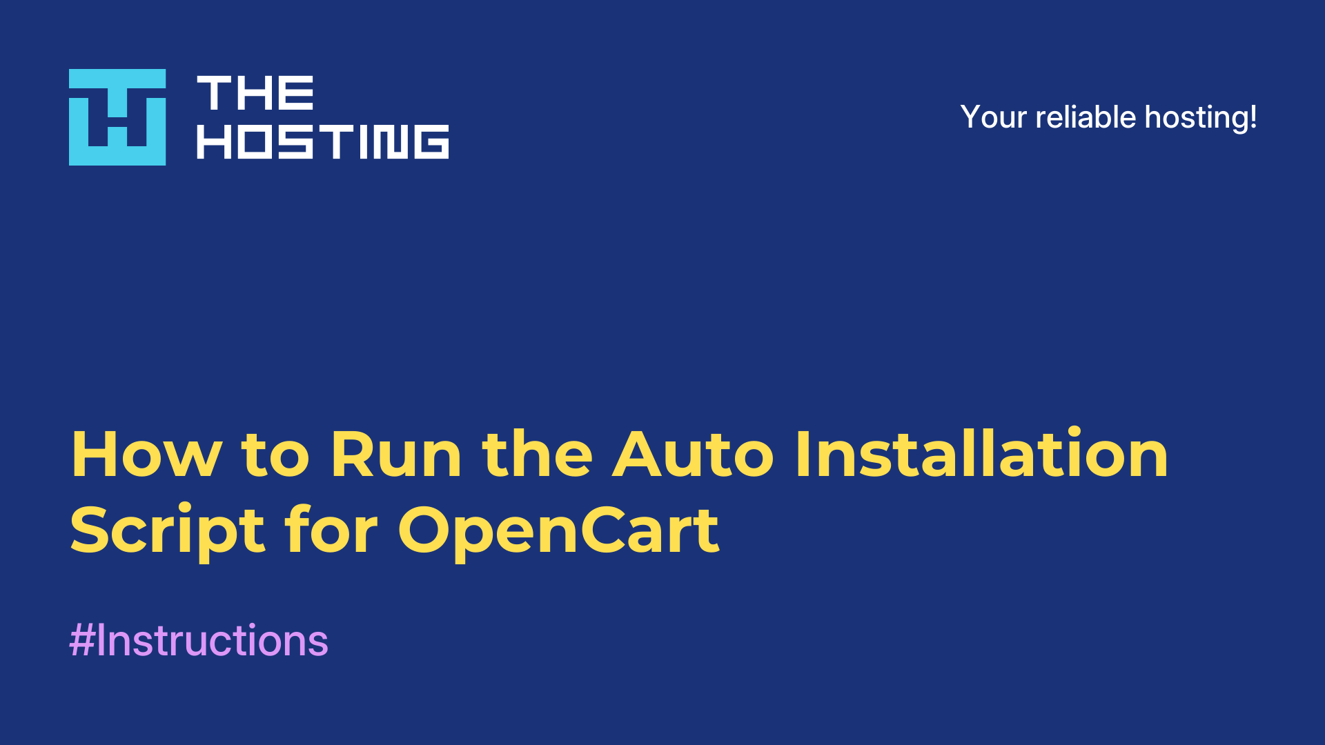 How to Run the Auto-Installation Script for OpenCart