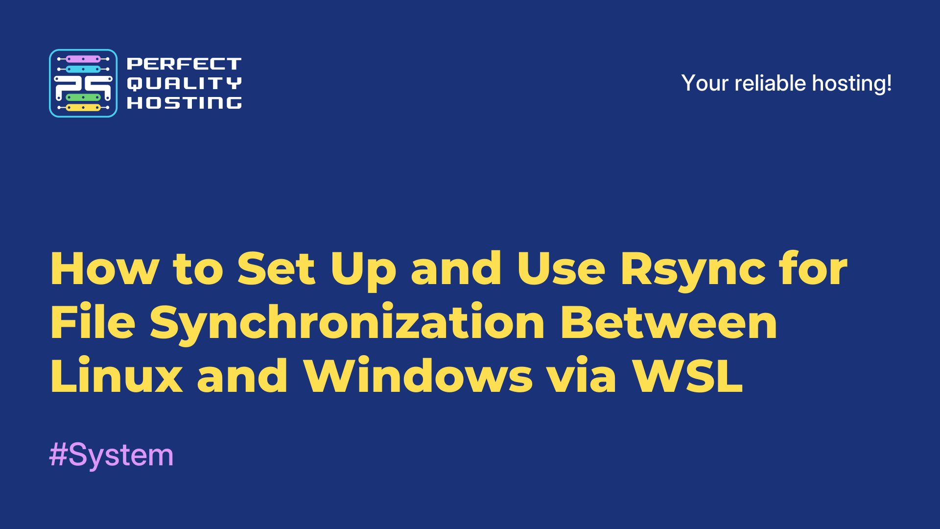 How to Set Up and Use Rsync for File Synchronization Between Linux and Windows via WSL