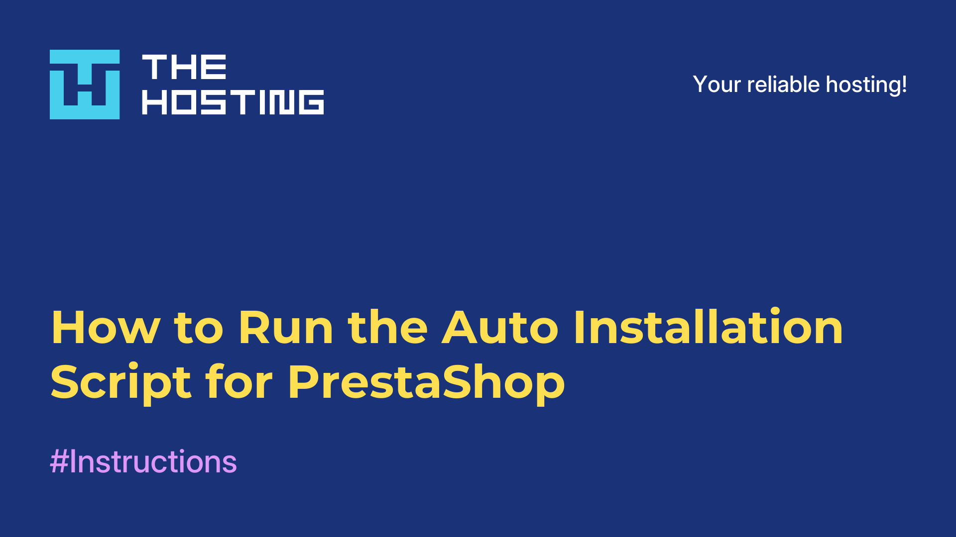 How to Run the Auto-Installation Script for PrestaShop