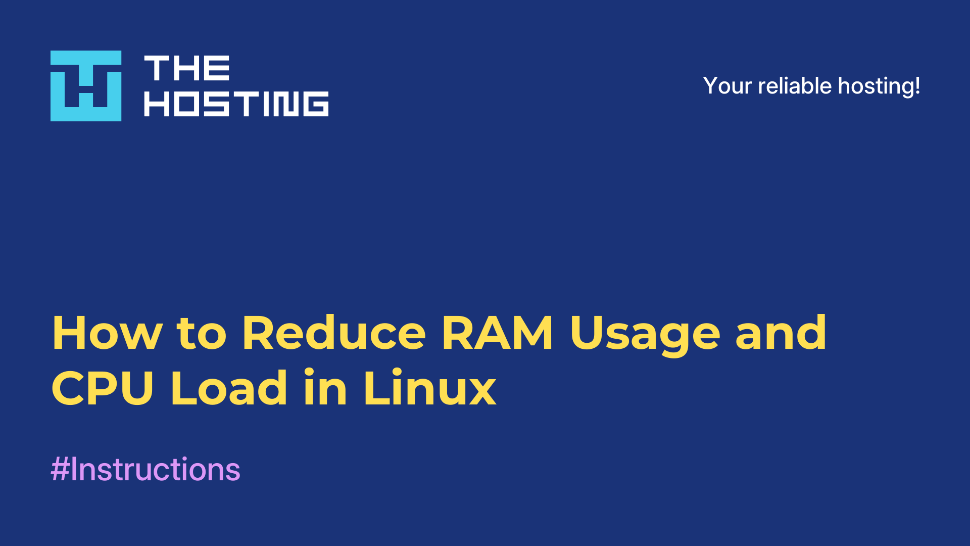 How to Reduce RAM Usage and CPU Load in Linux