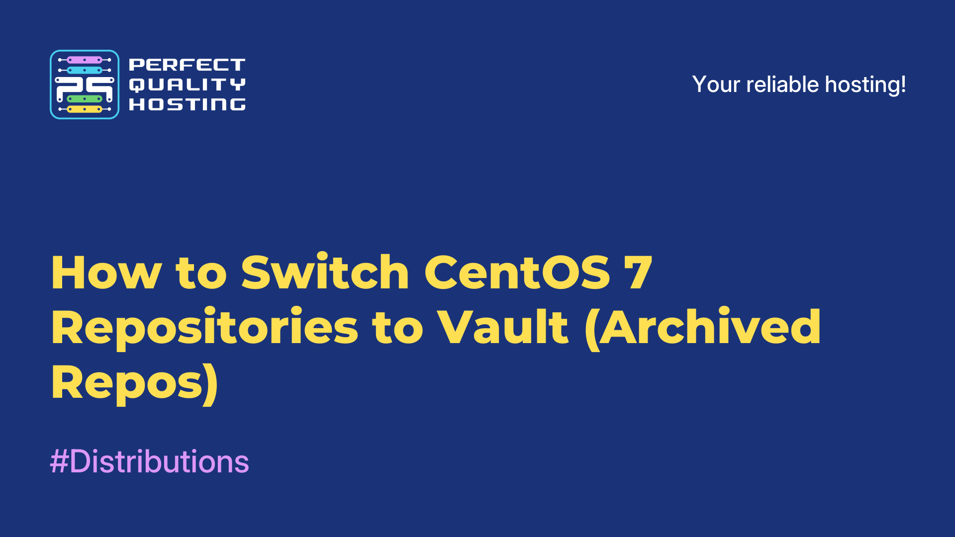 How to Switch CentOS 7 Repositories to Vault (Archived Repos)