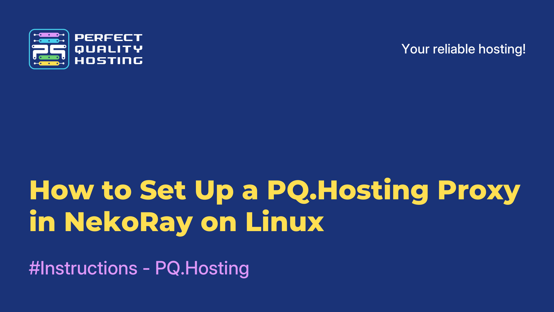 How to Set Up a THE.Hosting Proxy in NekoRay on Linux