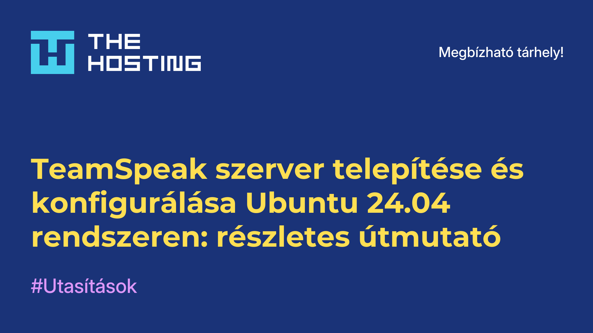 TeamSpeak szerver telepítése és konfigurálása Ubuntu 24.04 rendszeren: részletes útmutató
