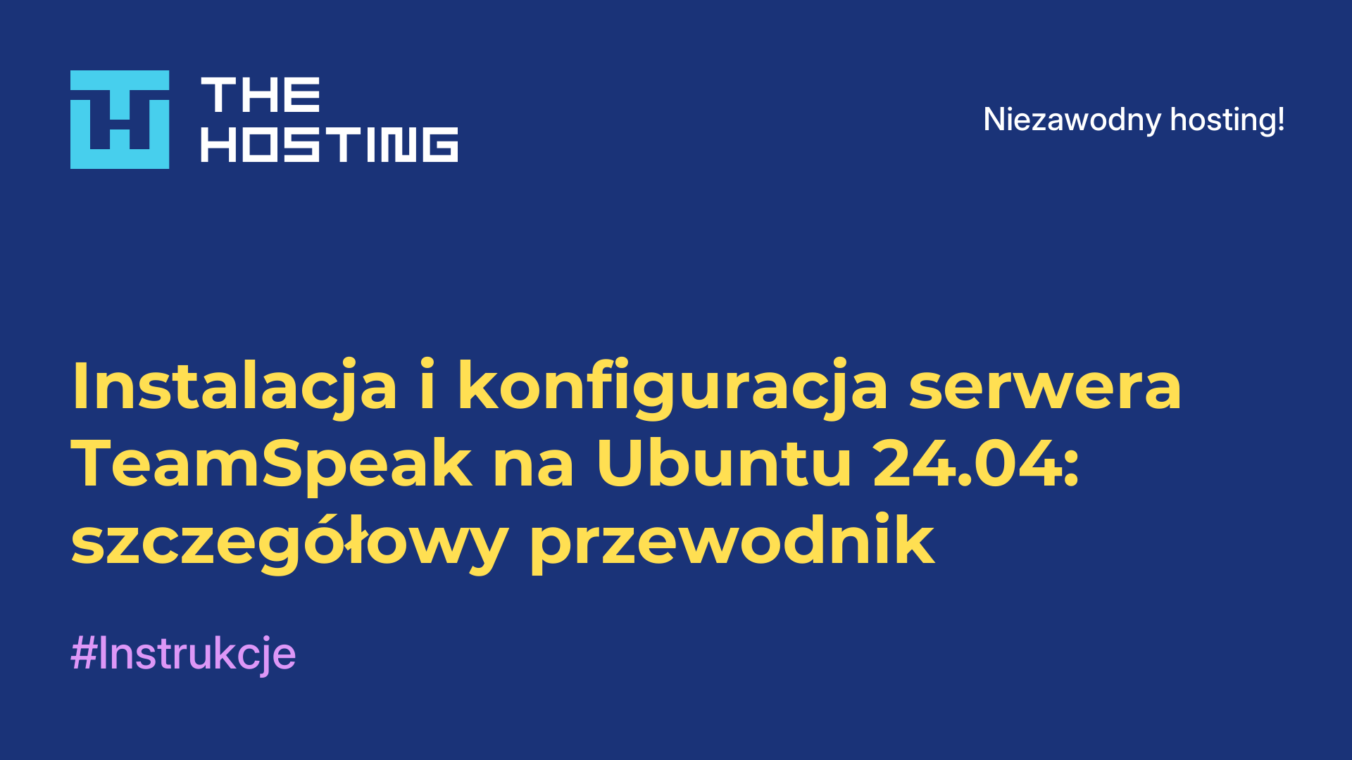 Instalacja i konfiguracja serwera TeamSpeak na Ubuntu 24.04: szczegółowy przewodnik