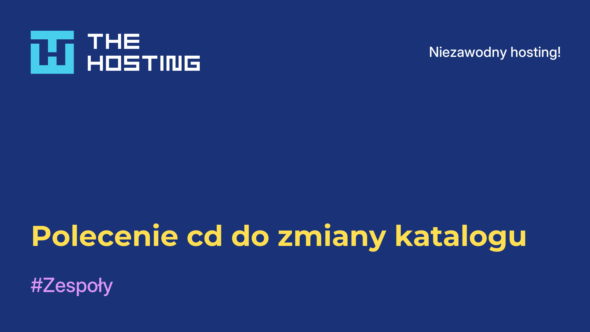 Polecenie cd do zmiany katalogu