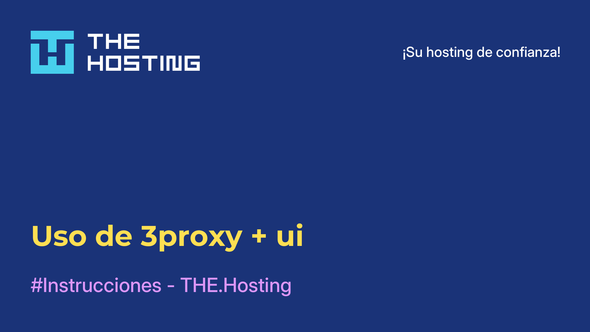 Uso de 3proxy + ui