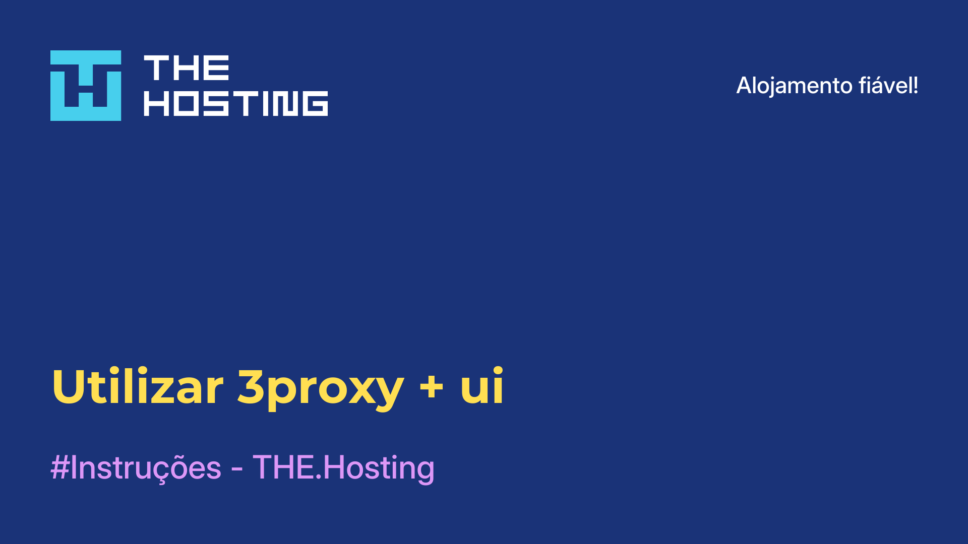 Utilizar 3proxy + ui