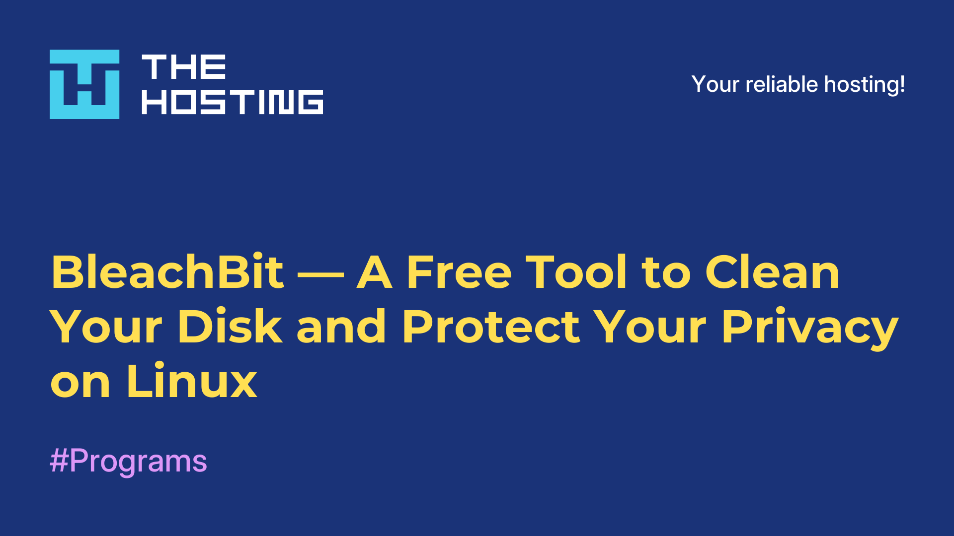 BleachBit — A Free Tool to Clean Your Disk and Protect Your Privacy on Linux