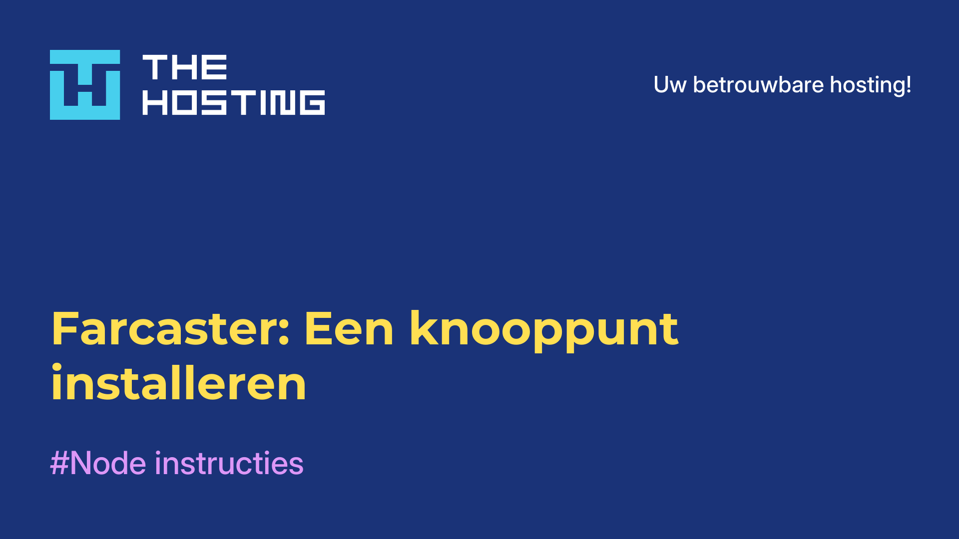 Farcaster: Een knooppunt installeren
