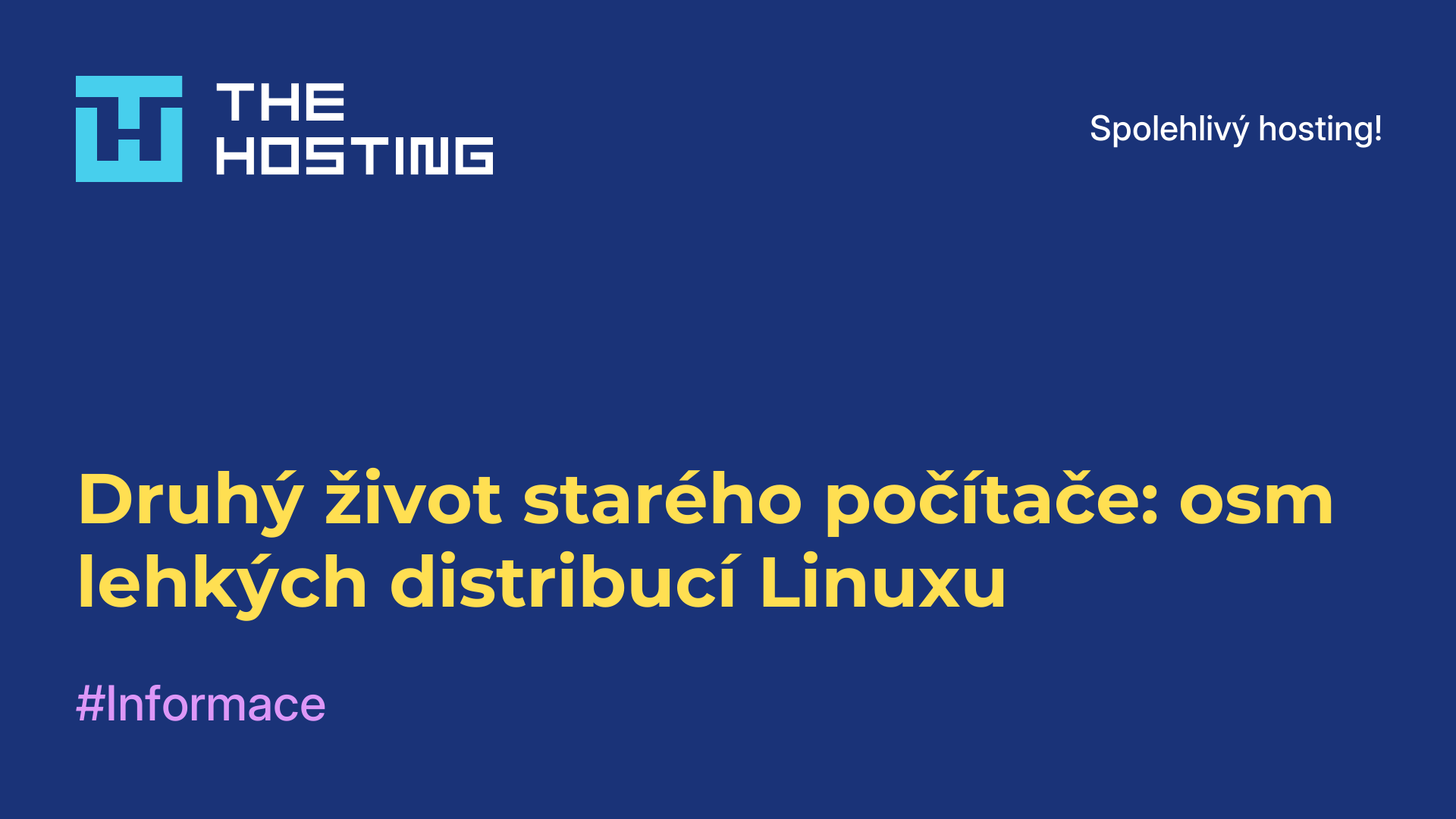 Druhý život starého počítače: osm lehkých distribucí Linuxu