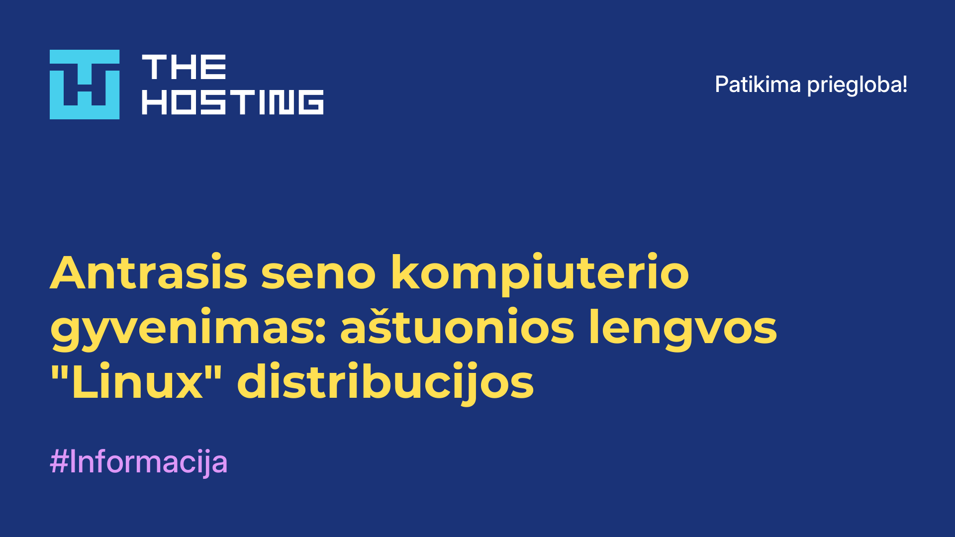 Antrasis seno kompiuterio gyvenimas: aštuonios lengvos "Linux" distribucijos