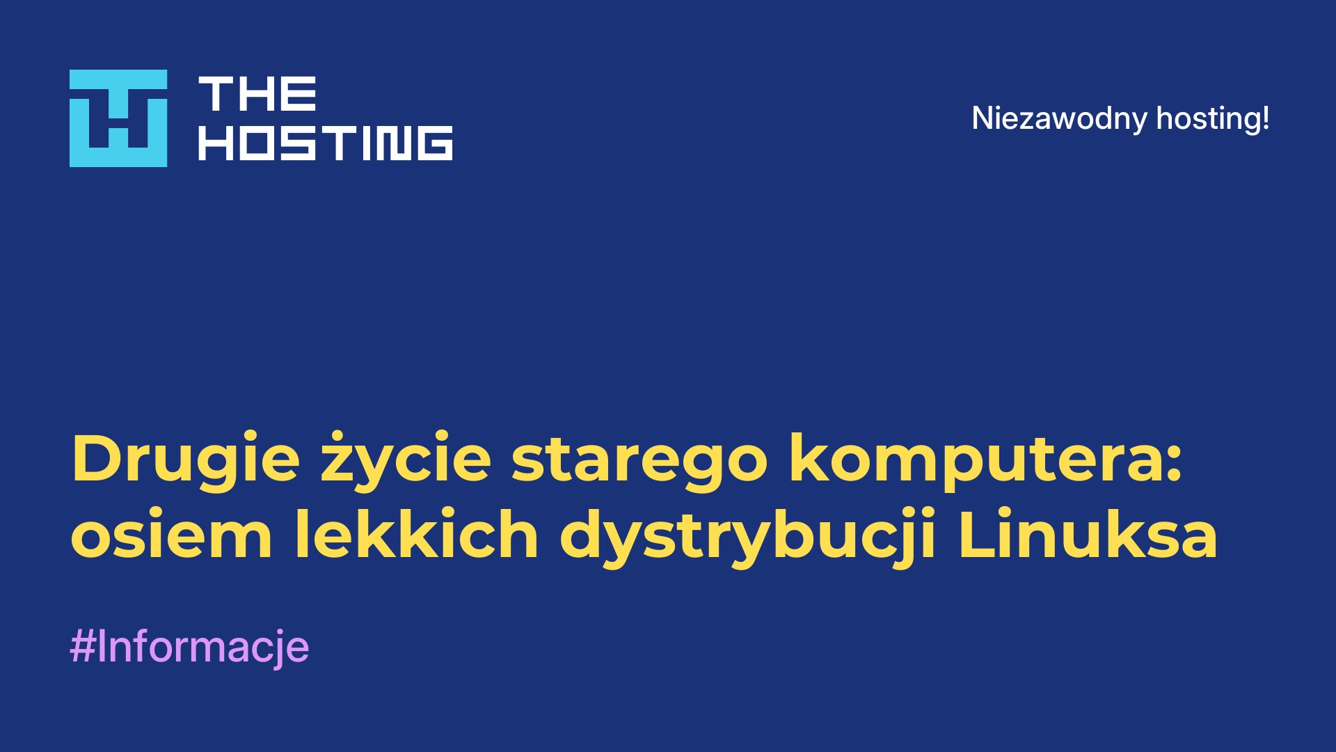 Drugie życie starego komputera: osiem lekkich dystrybucji Linuksa