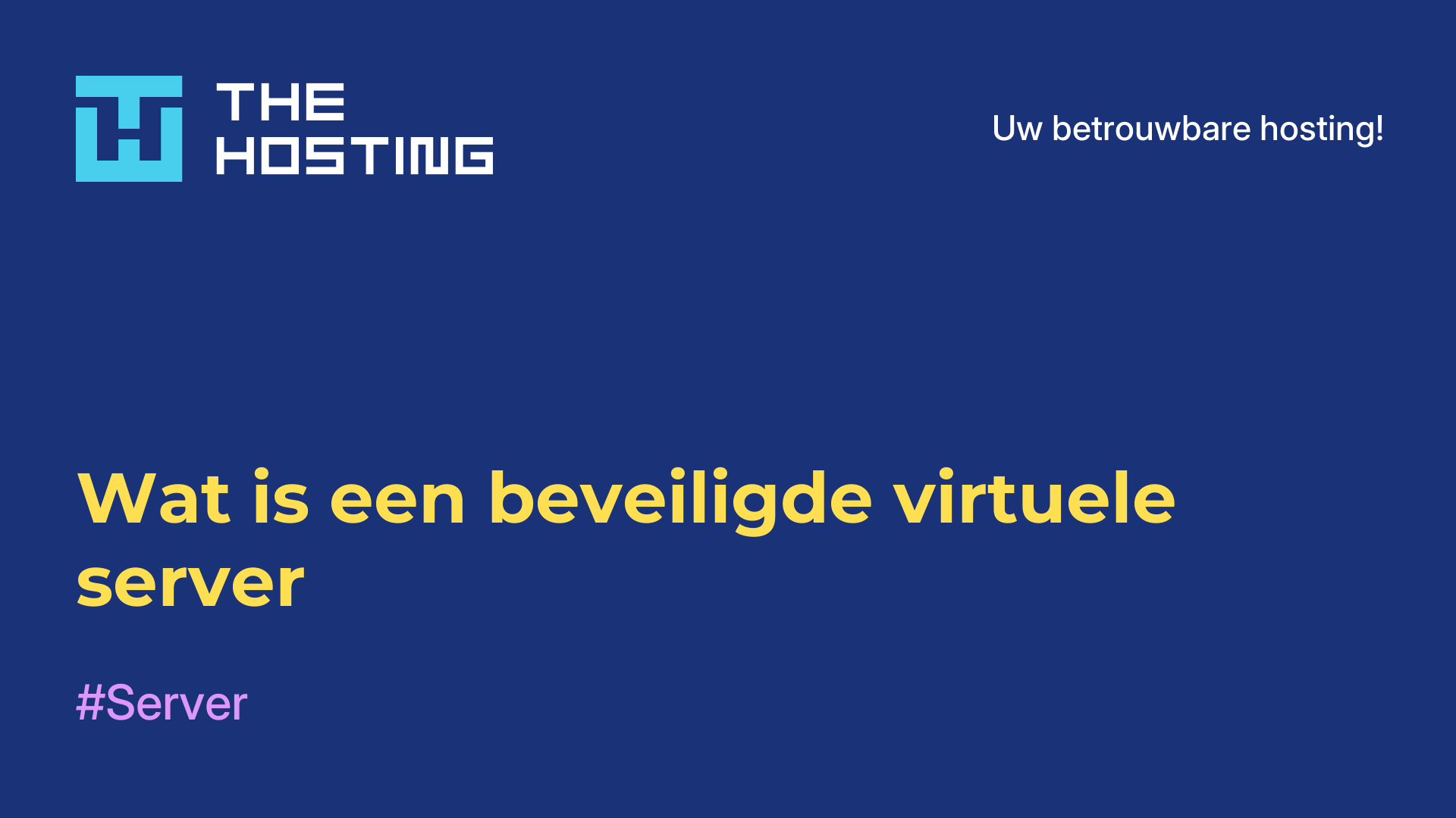 Wat is een beveiligde virtuele server
