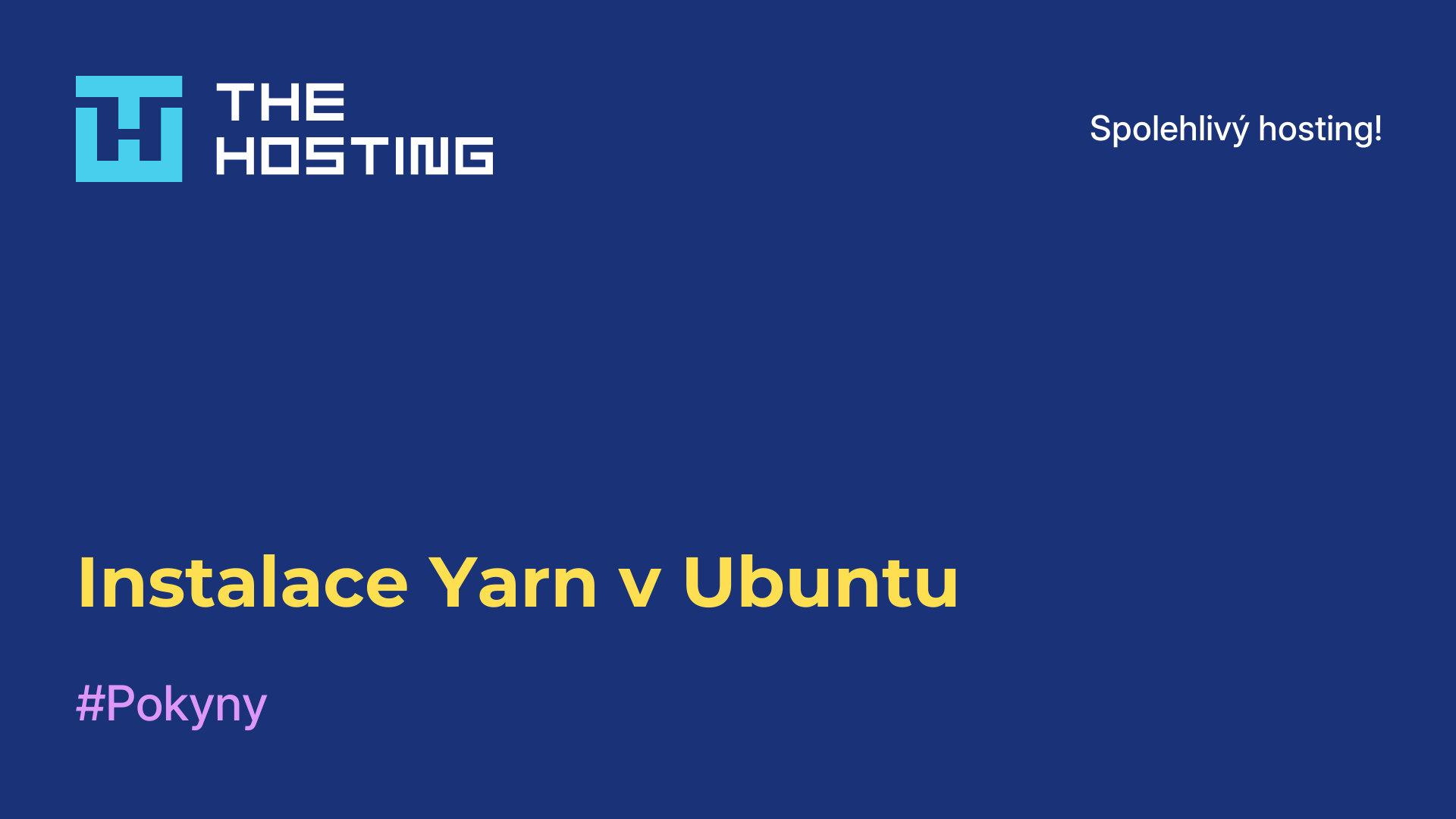 Instalace Yarn v Ubuntu