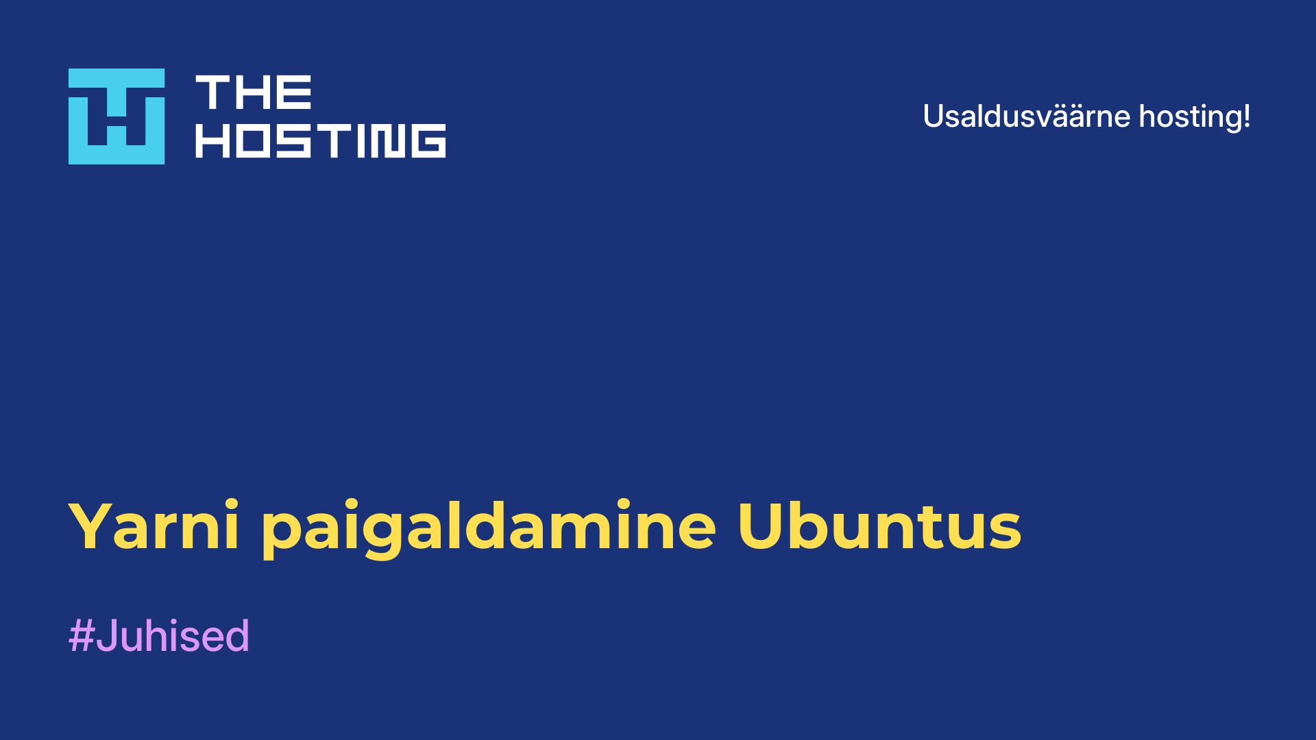Yarni paigaldamine Ubuntus