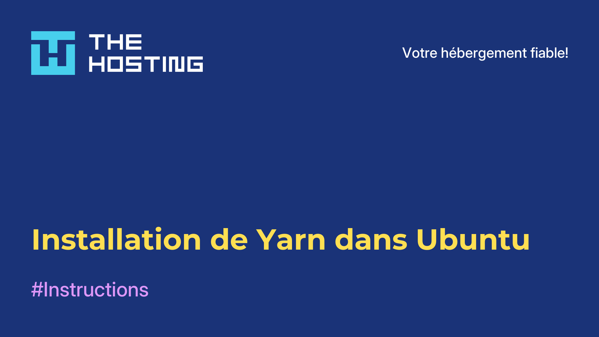 Installation de Yarn dans Ubuntu