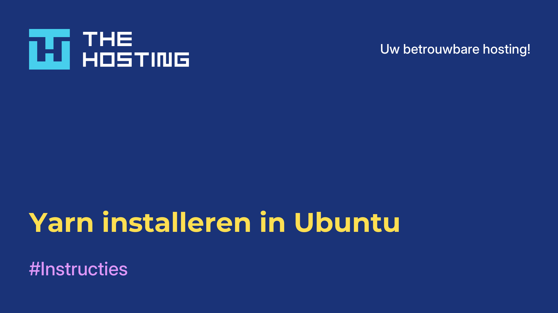 Yarn installeren in Ubuntu