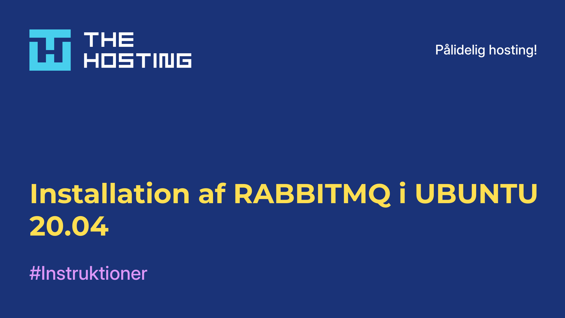 Installation af RABBITMQ i UBUNTU 20.04