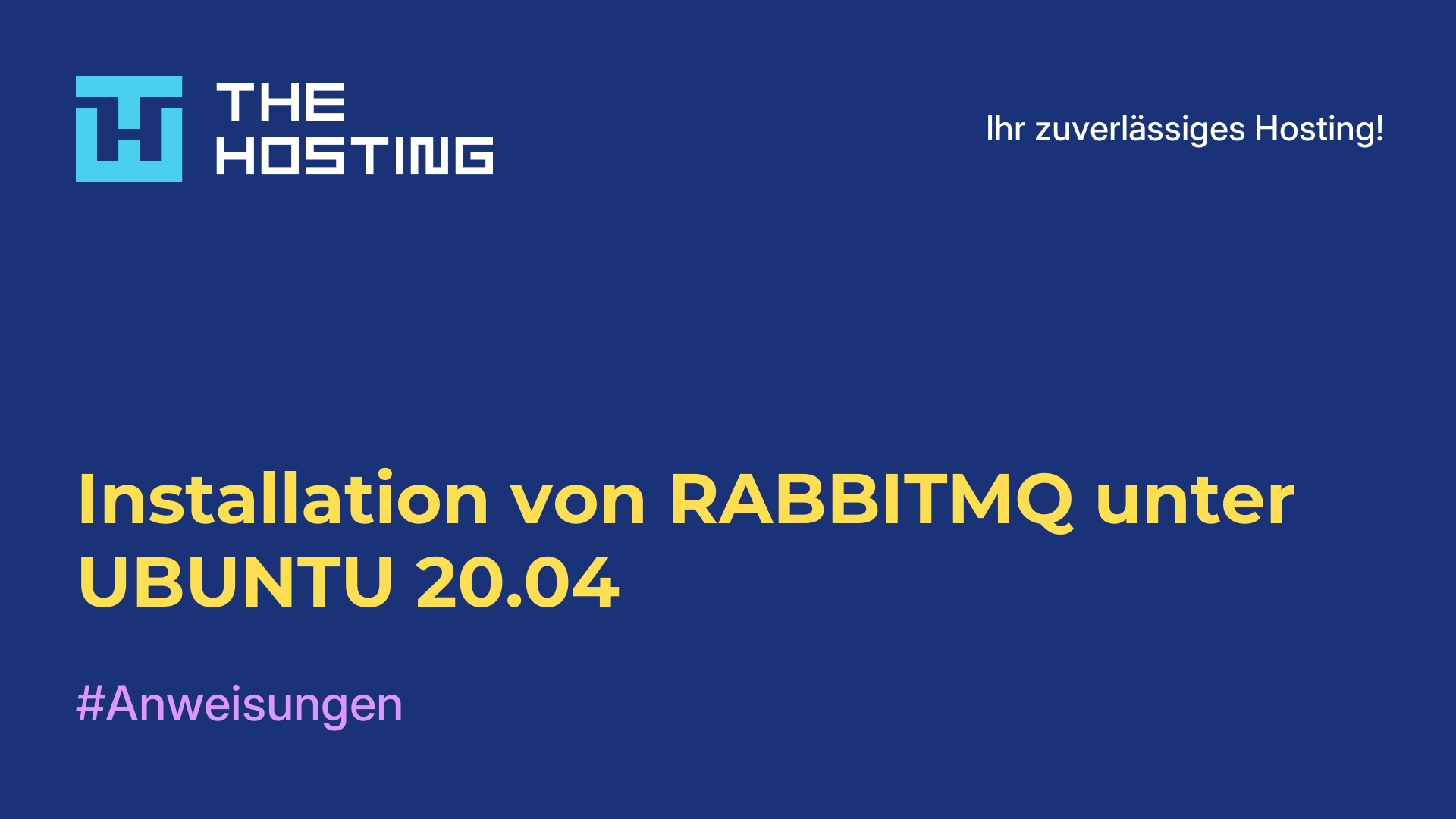 Installation von RABBITMQ unter UBUNTU 20.04