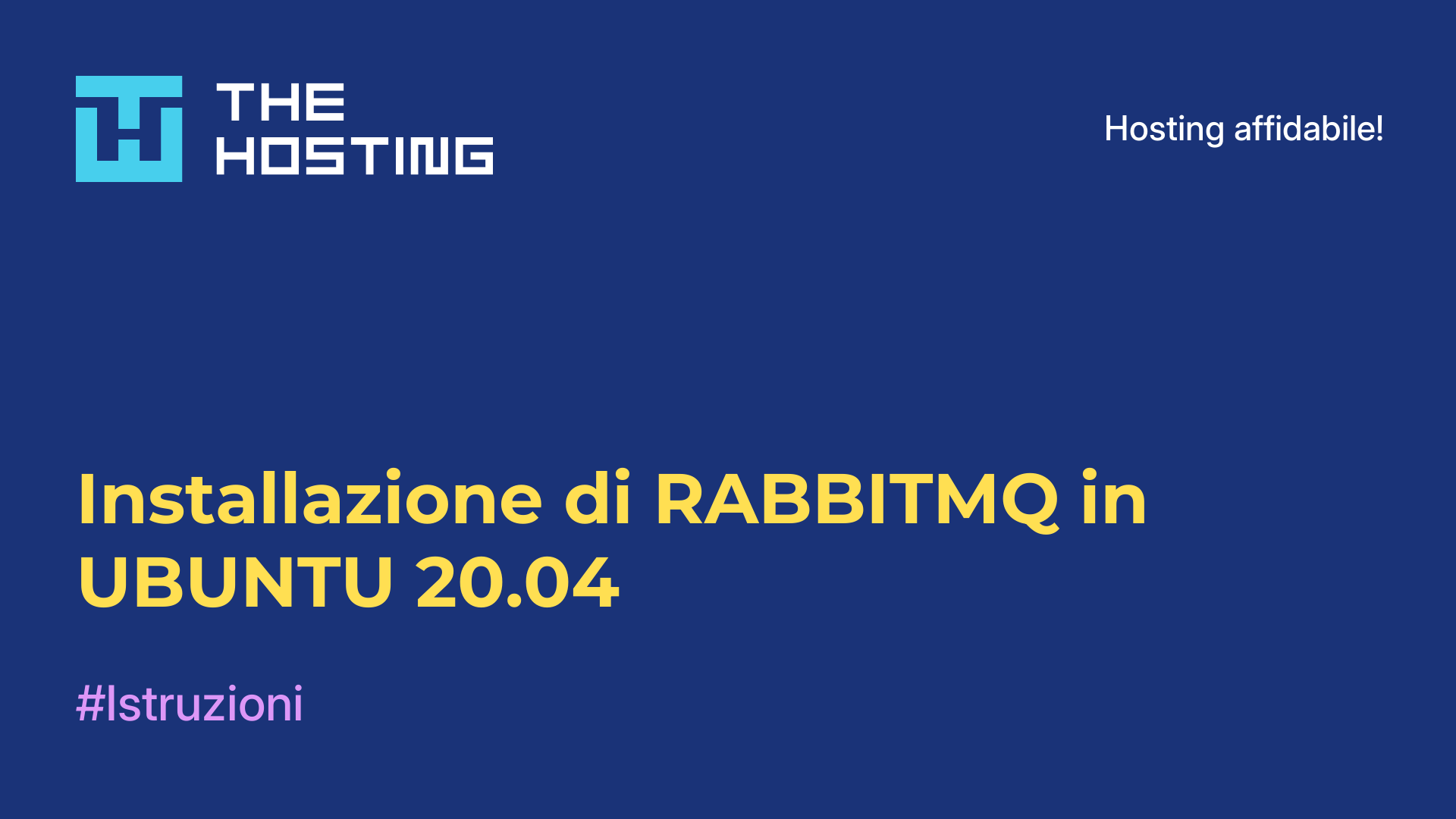 Installazione di RABBITMQ in UBUNTU 20.04