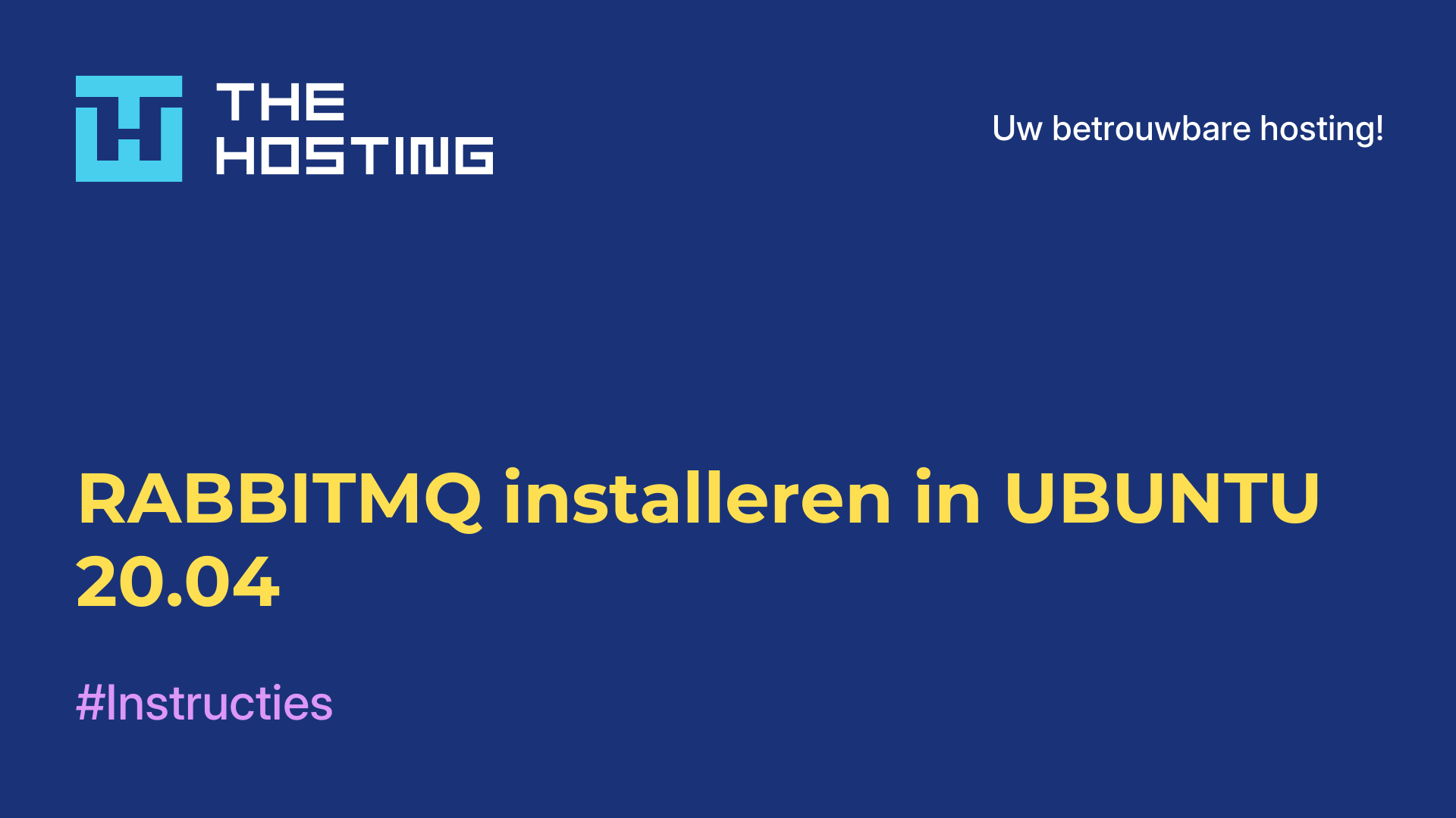 RABBITMQ installeren in UBUNTU 20.04