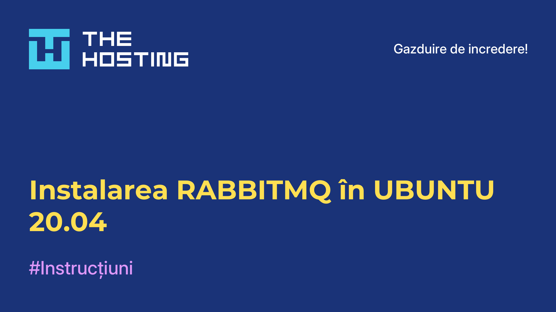 Instalarea RABBITMQ în UBUNTU 20.04