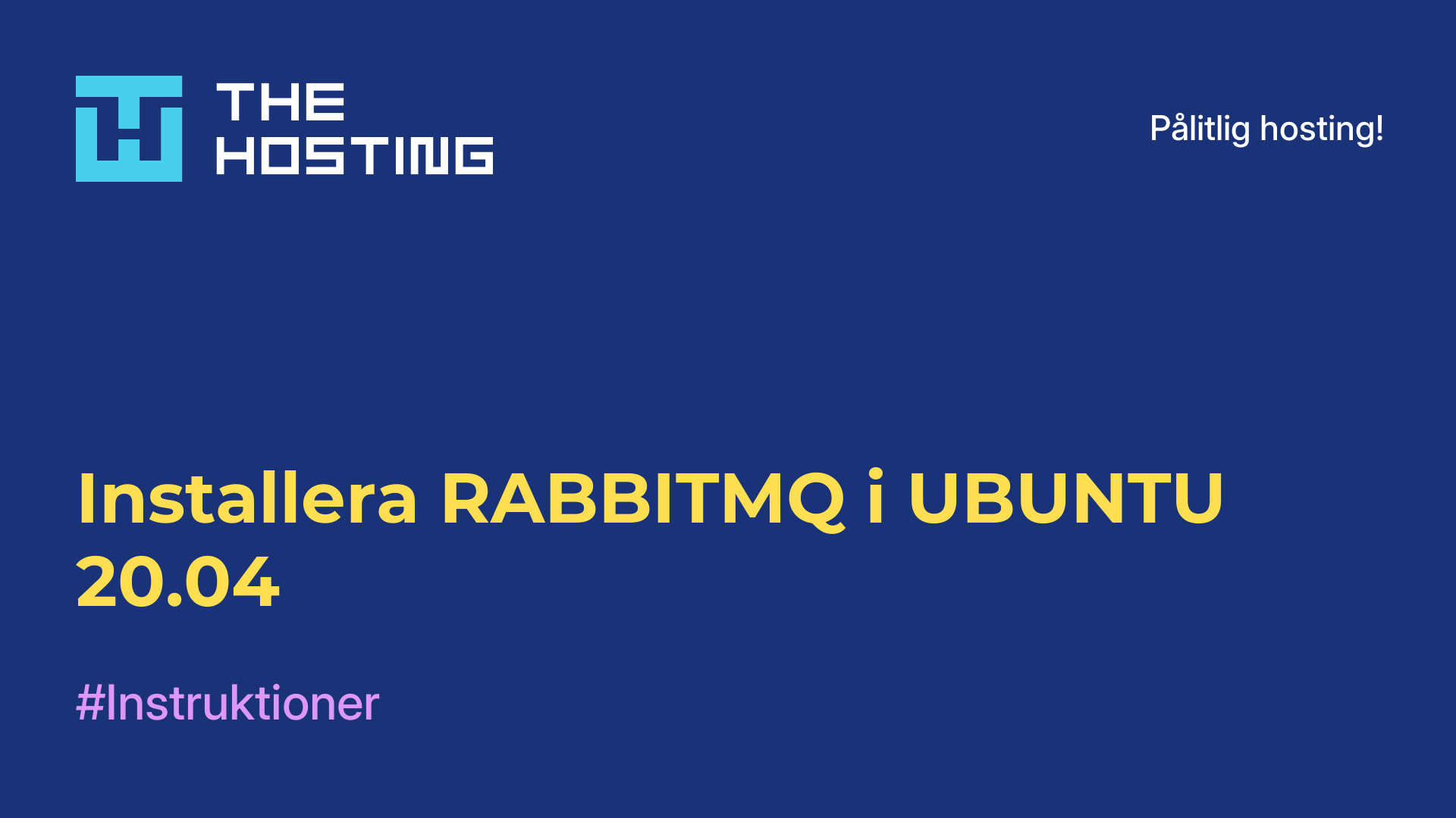 Installera RABBITMQ i UBUNTU 20.04