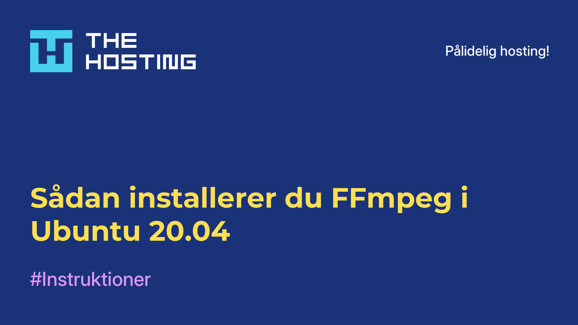 Sådan installerer du FFmpeg i Ubuntu 20.04