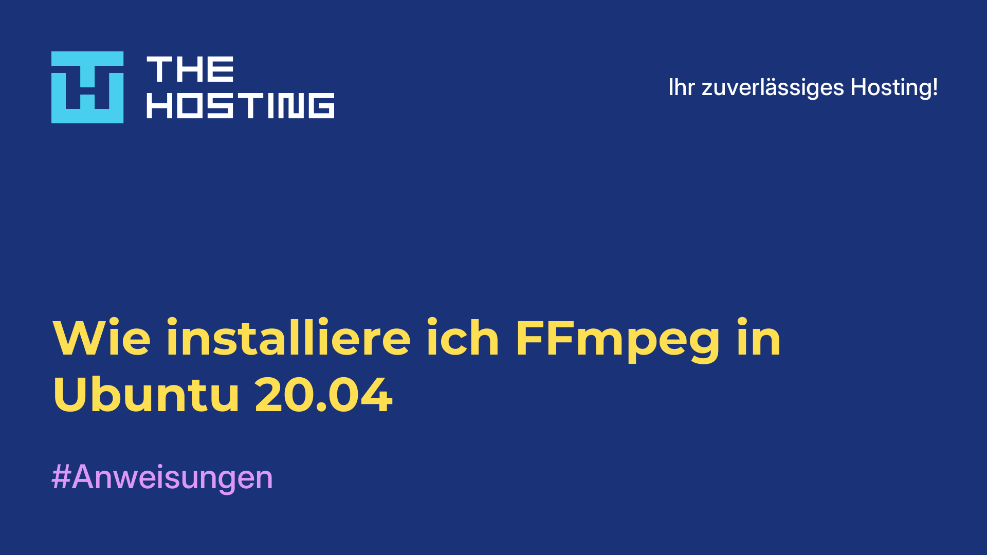 Wie installiere ich FFmpeg in Ubuntu 20.04